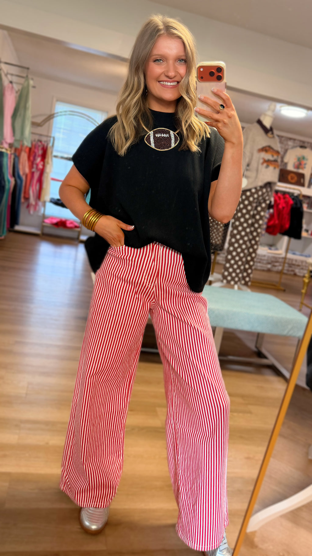 Black Mock Neck Top