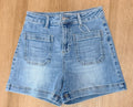 Medium Wash Denim Shorts