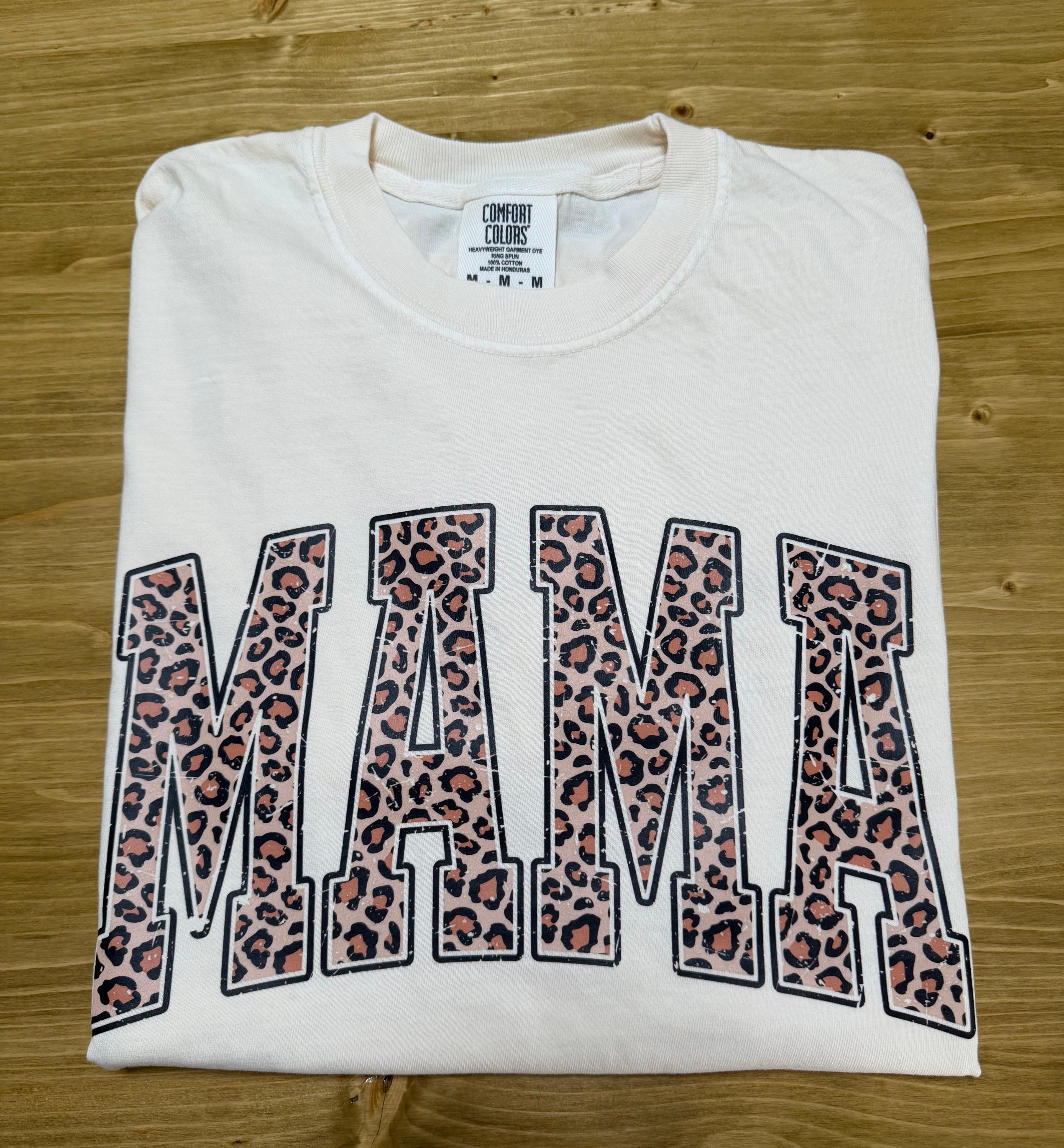 Cheetah MAMA Tee (Made By Order)