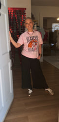 Ruffled Wide Leg Pants