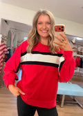 Gameday French Terry Colorblock Top
