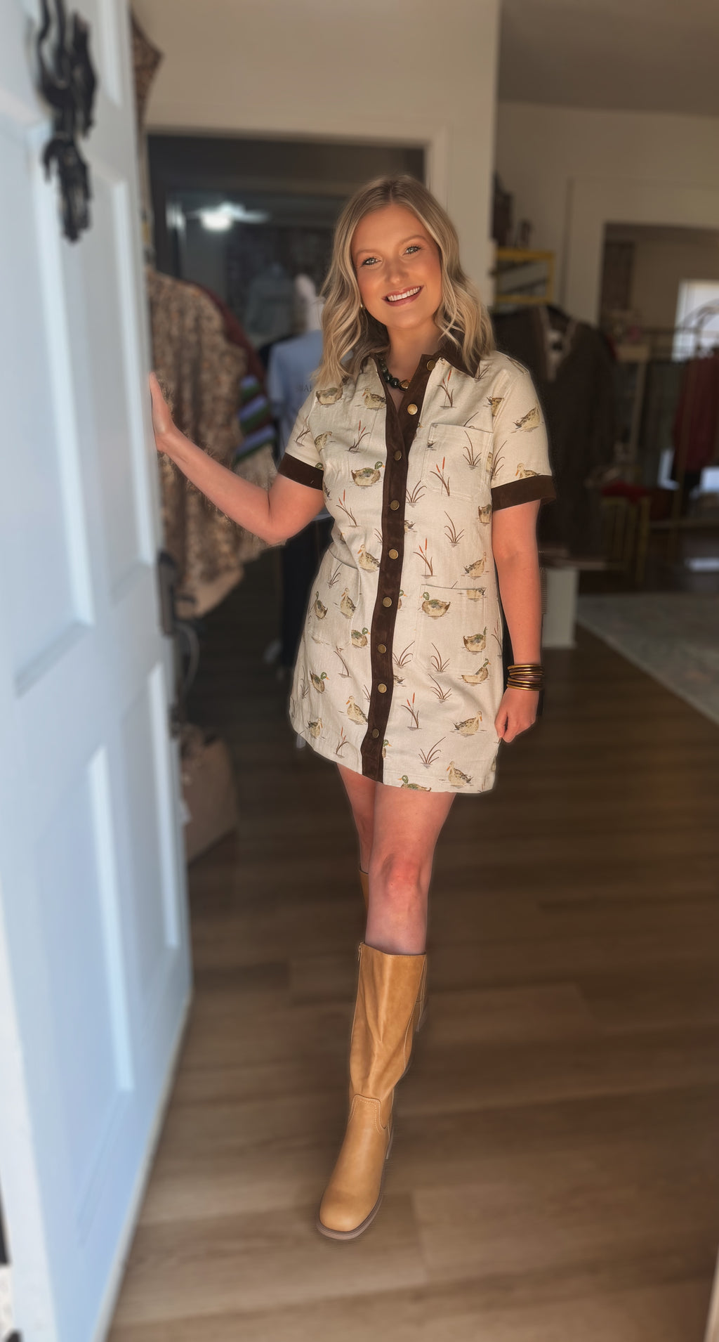 Mallard Print Dress