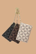 Patterned Keychain Card Holder