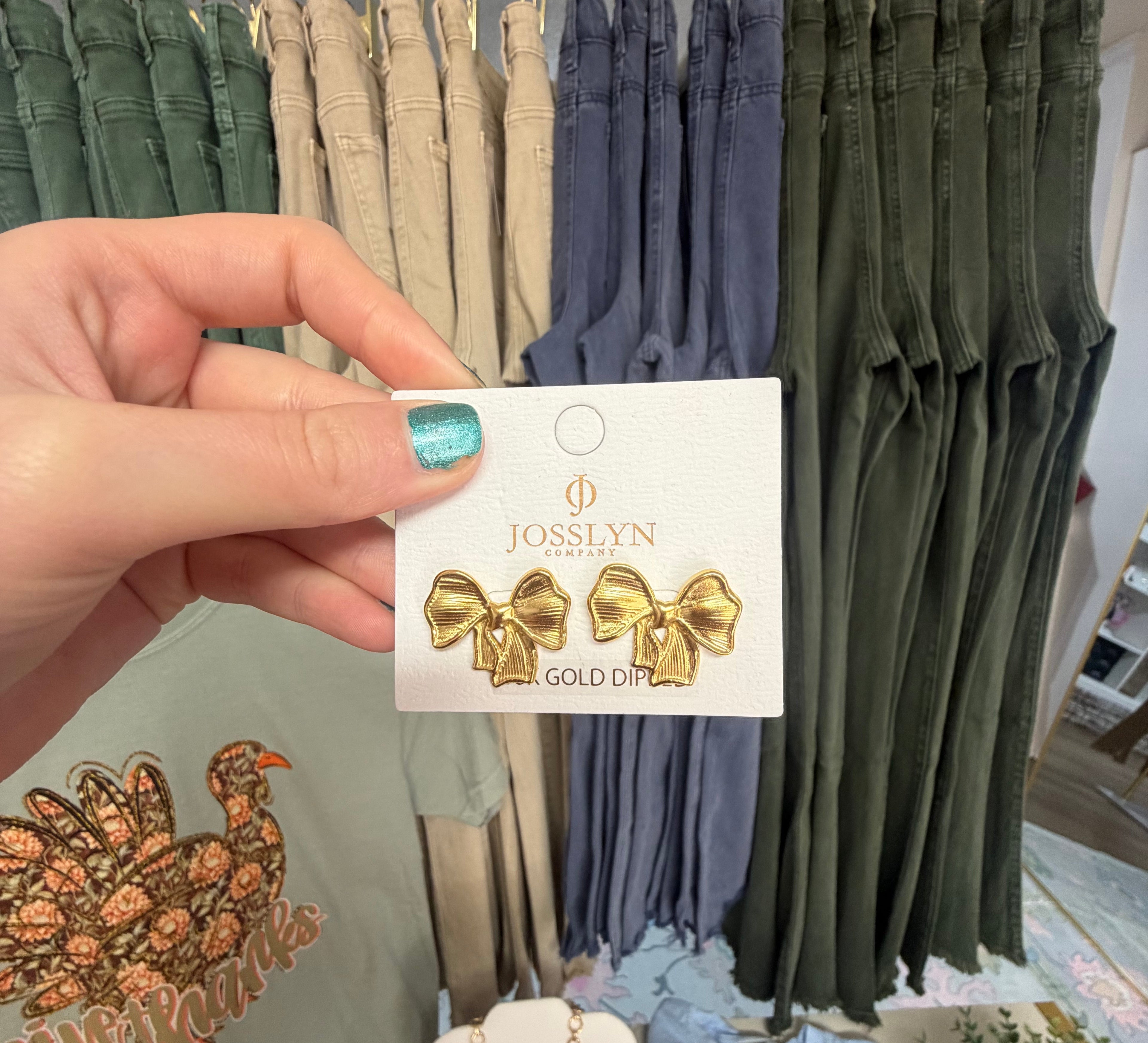 Bow Stud Earrings
