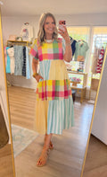 Patchwork Maxi Dress