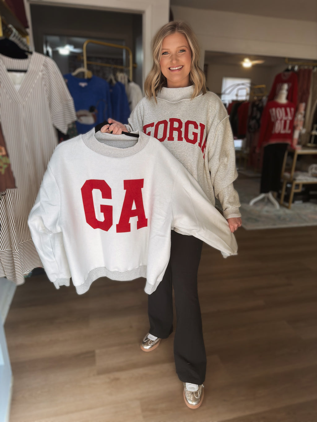 Georgia Reversible Mock Neck