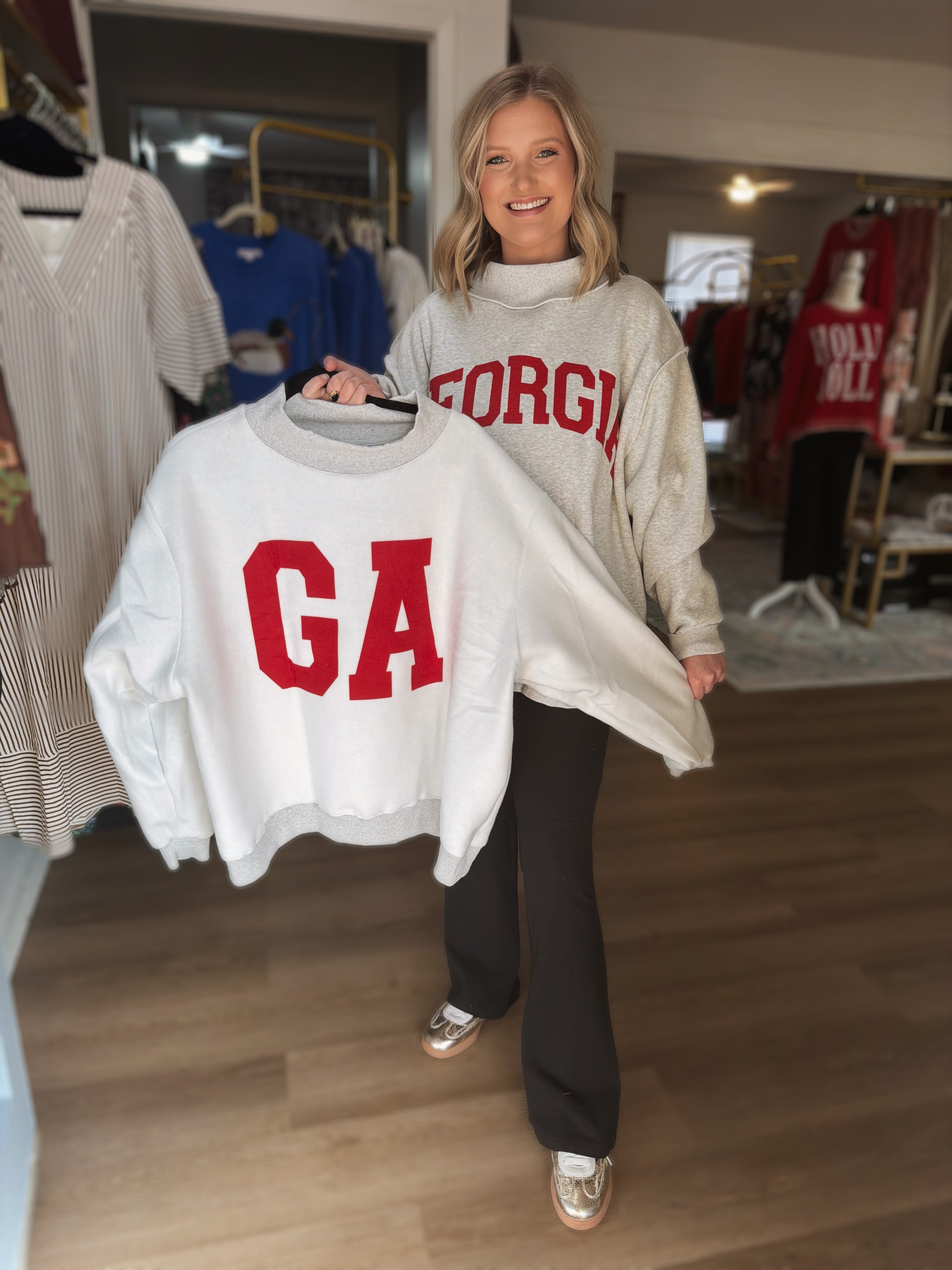 Georgia Reversible Mock Neck