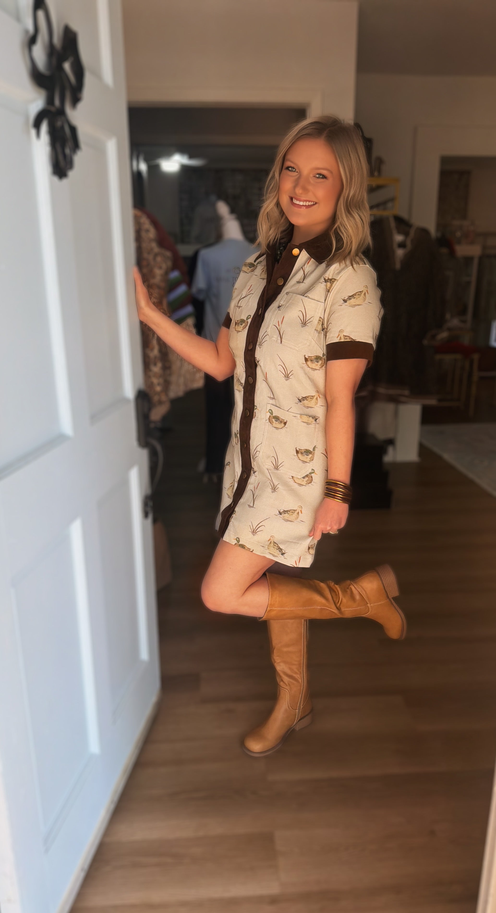 Mallard Print Dress