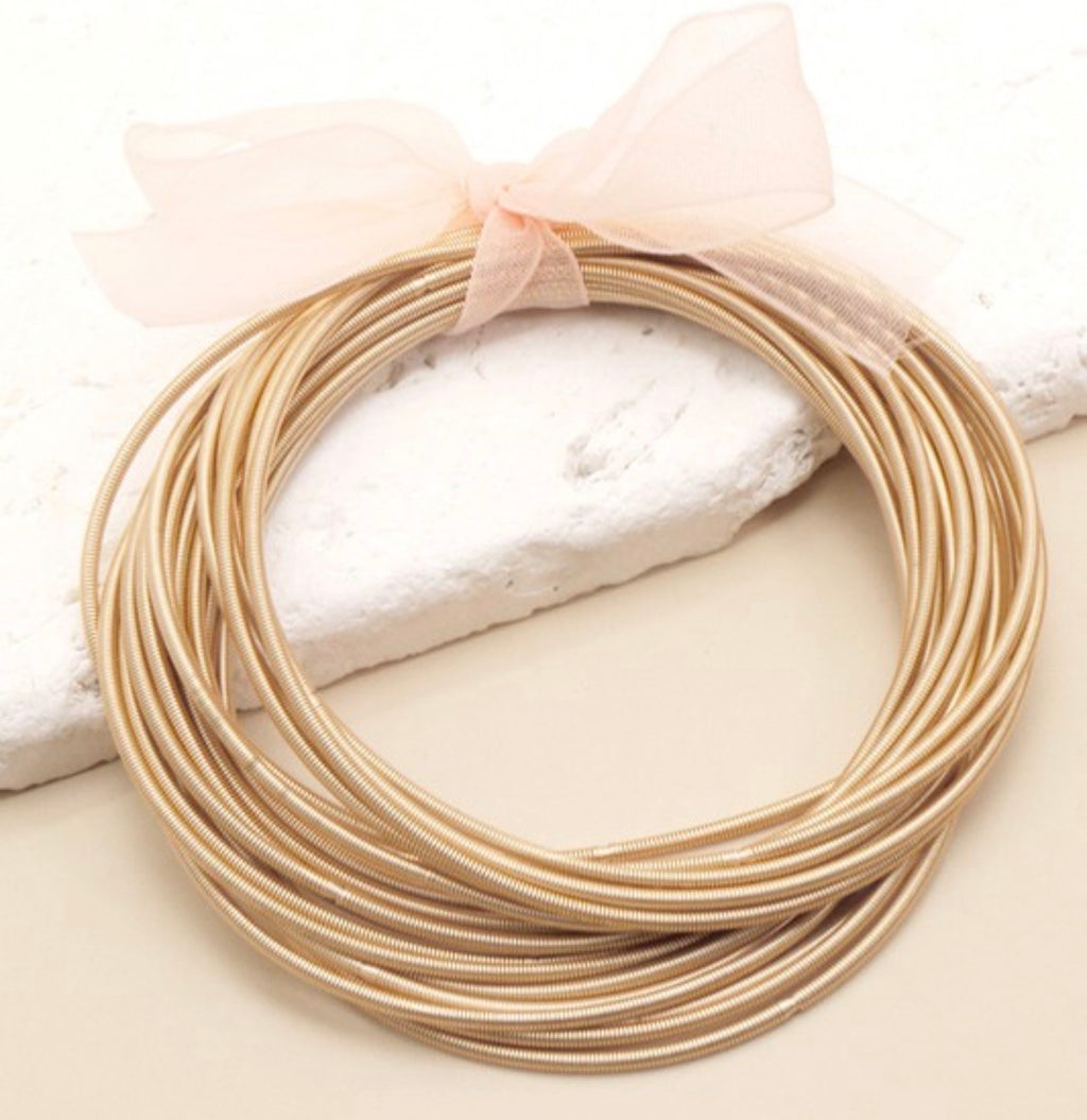 Guitar String Bracelet Set