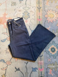 Blackberry Acid Washed Frayed Hem Pants