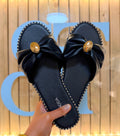 Black Broach Sandals
