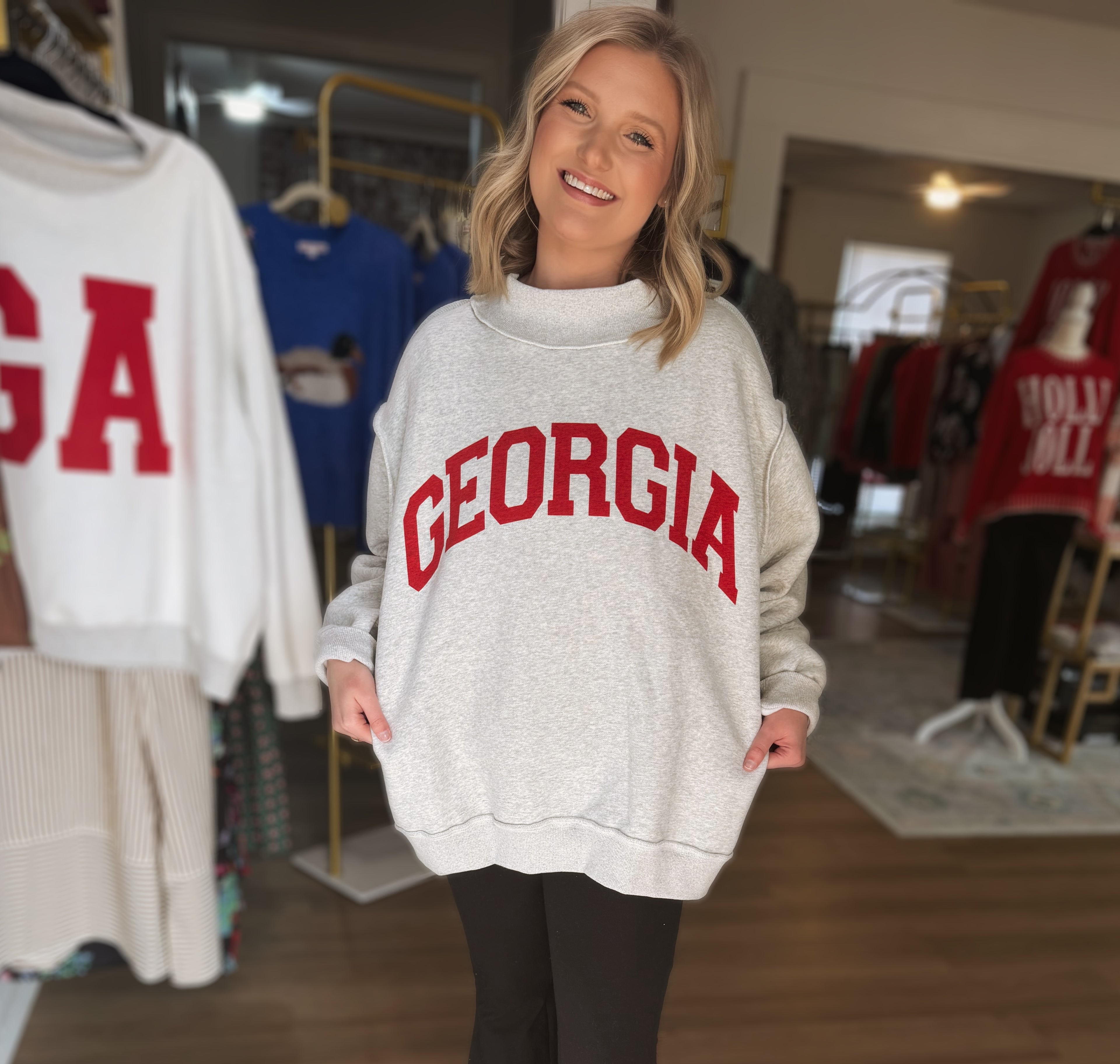Georgia Reversible Mock Neck