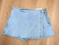 Light Washed Denim Skort