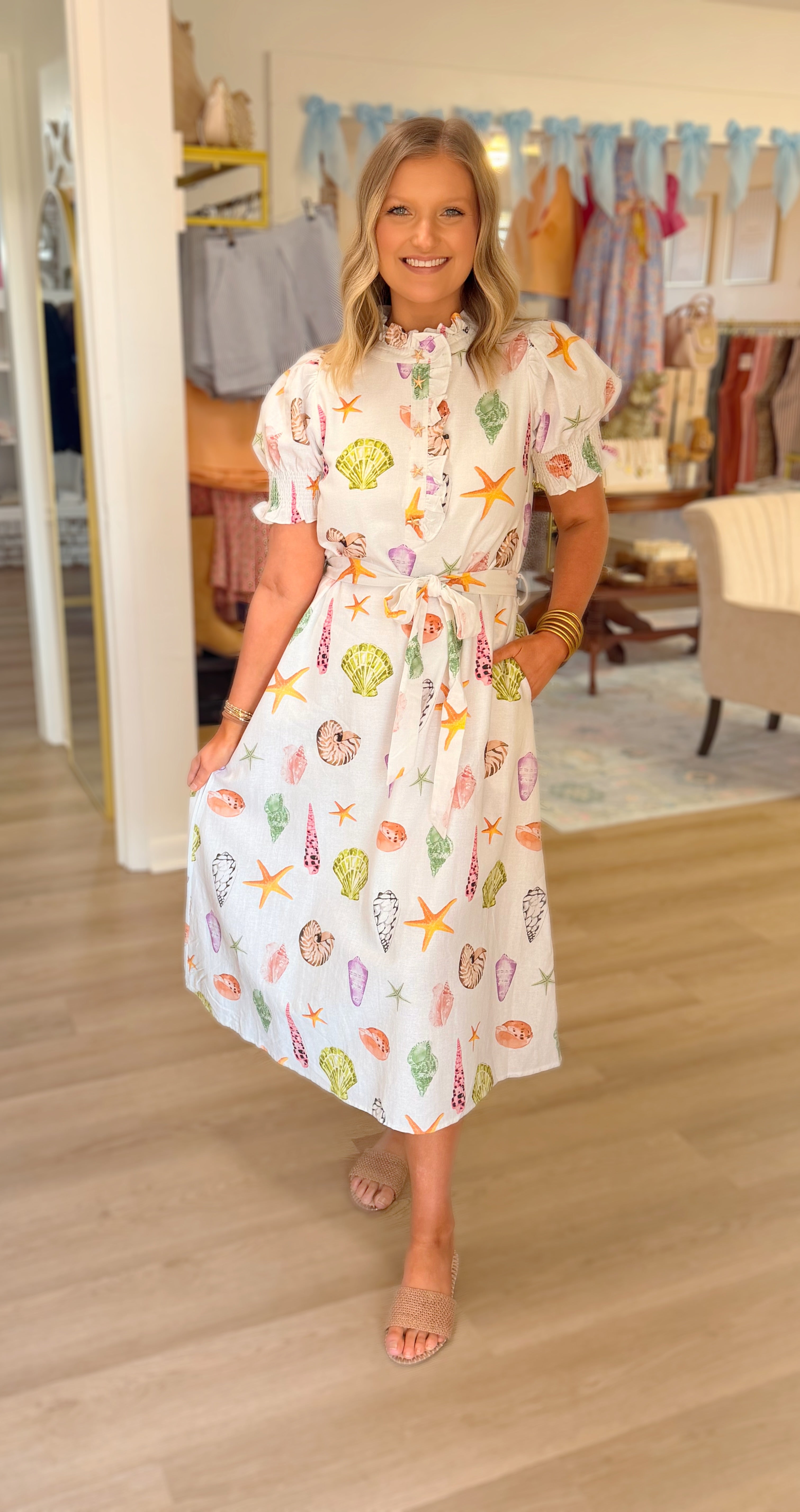 Seashell Midi Dress
