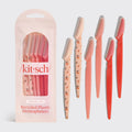 Kitsch Recycled Plastic Dermaplaners 6pc Set - Cherry Blossom