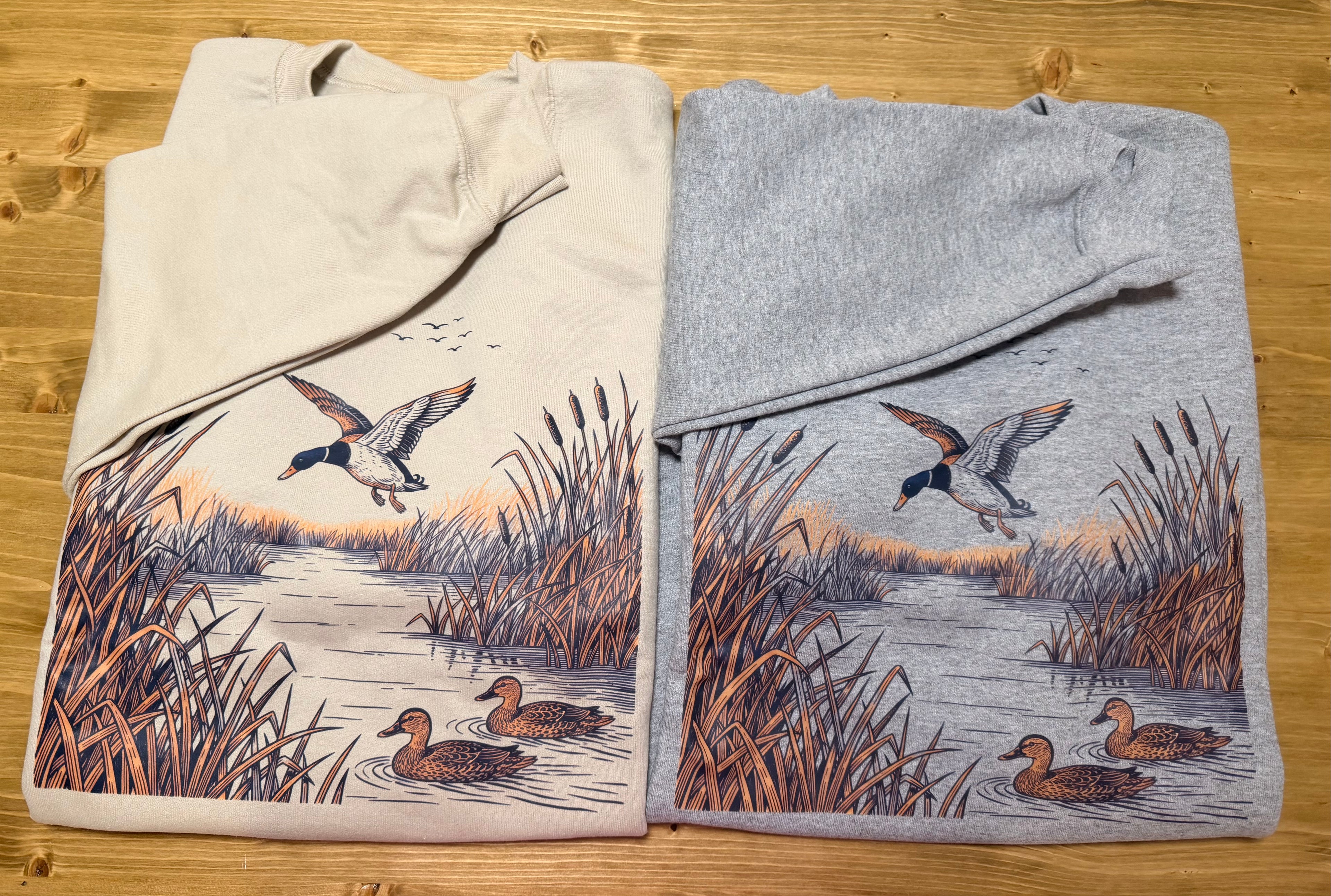 Scenic Mallard Sweatshirt (Made By Order)