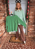 Long Sleeve Ribbed Top