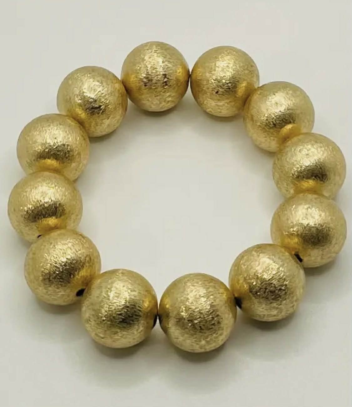 Gold Beaded Bracelet