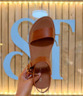 Tan Strapped Sandals