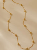 Gold Heart Choker Necklace