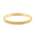Gold Watch Band Bangle Bracelet