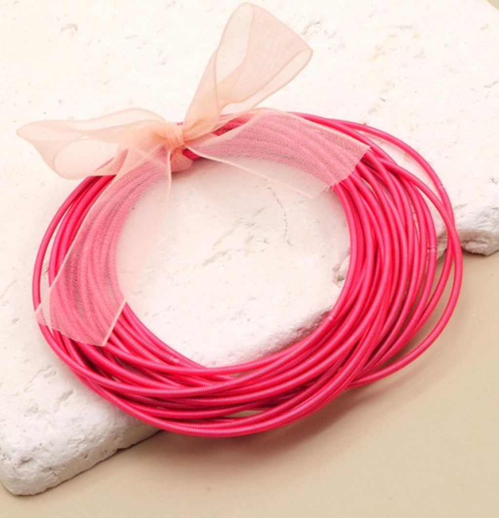 Guitar String Bracelet Set