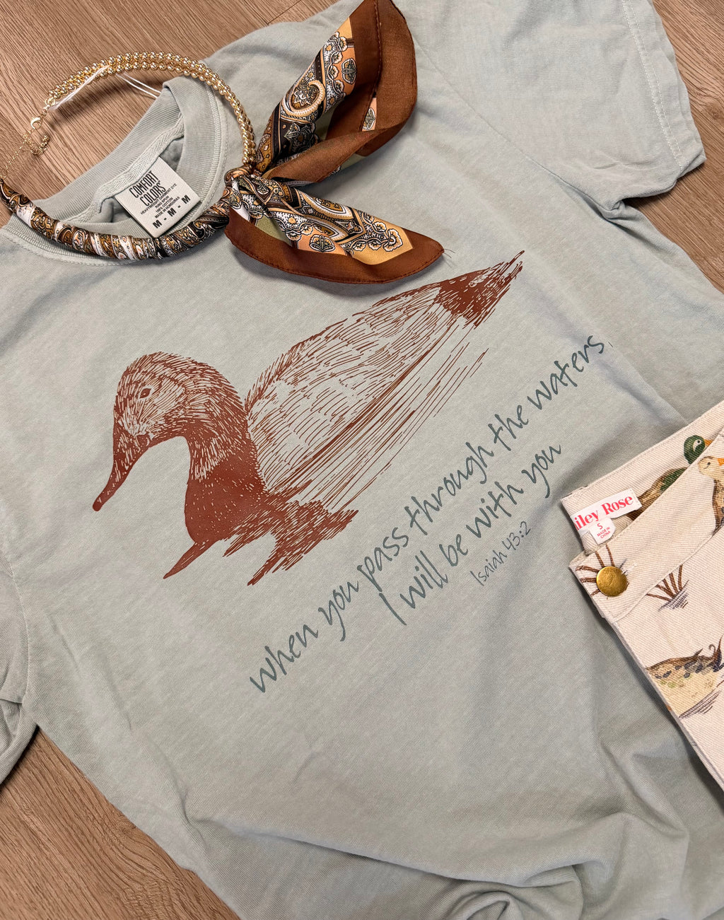 Pass Through The Waters Duck Tee - MADE BY ORDER
