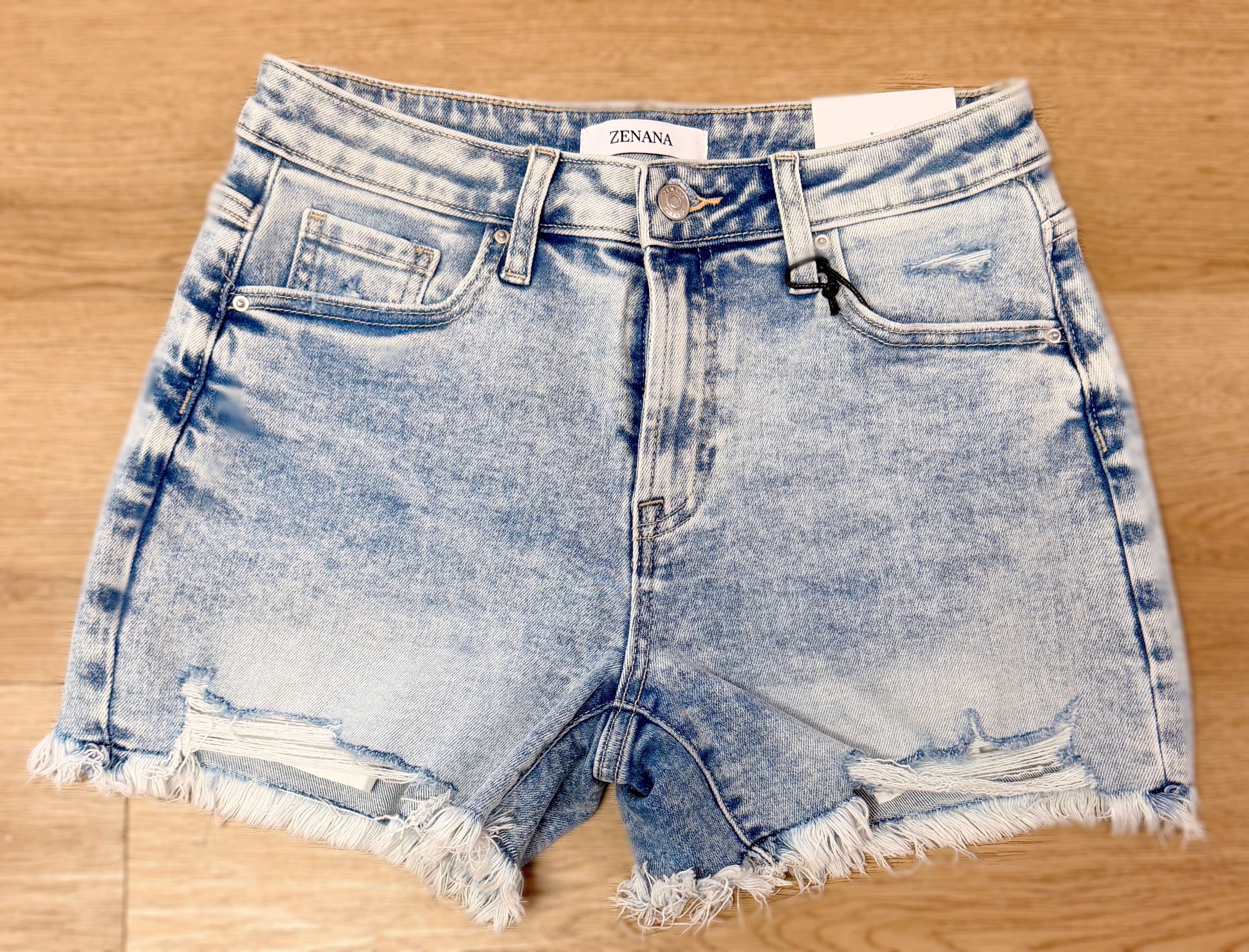 Light Denim Shorts