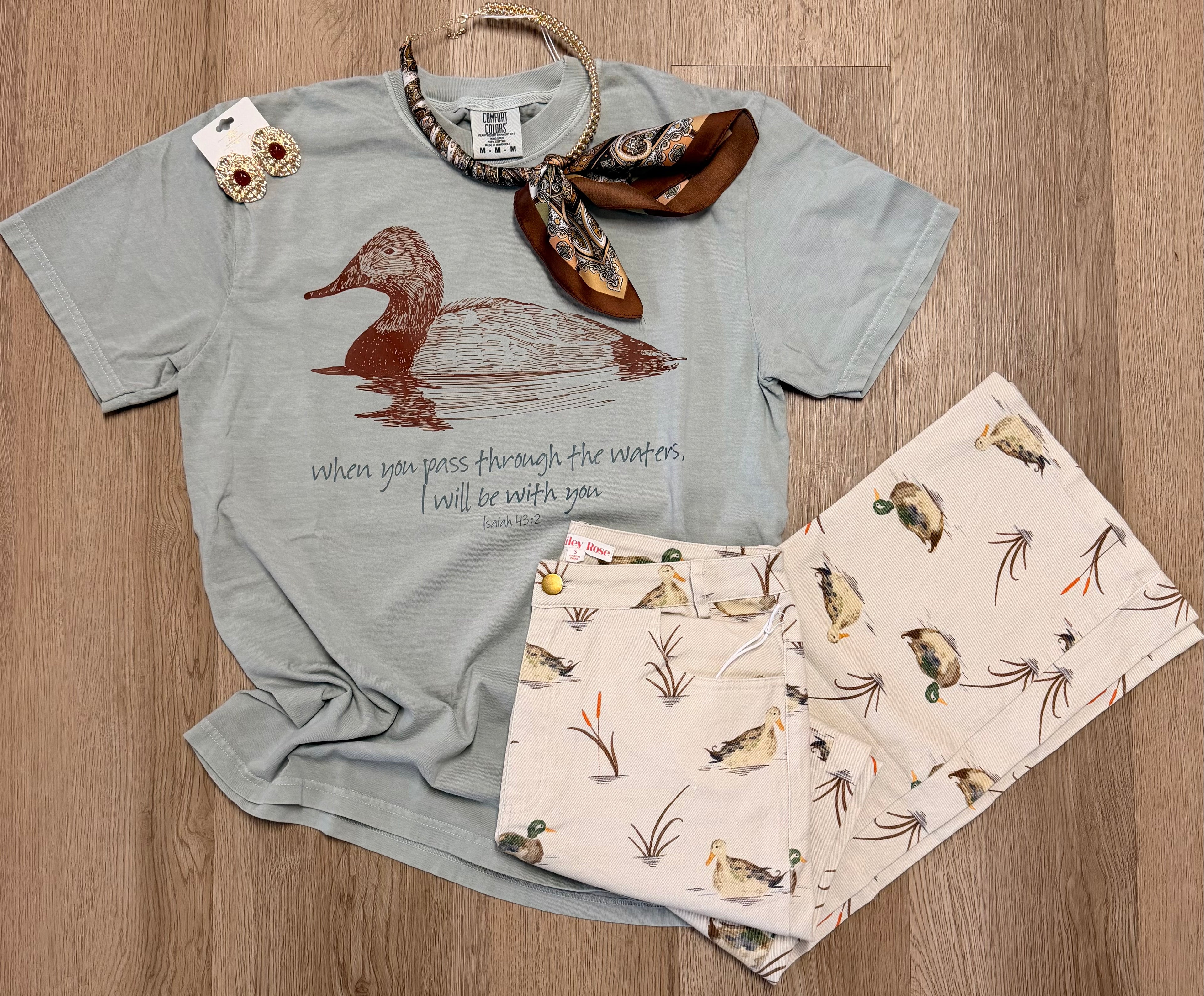 Pass Through The Waters Duck Tee - MADE BY ORDER
