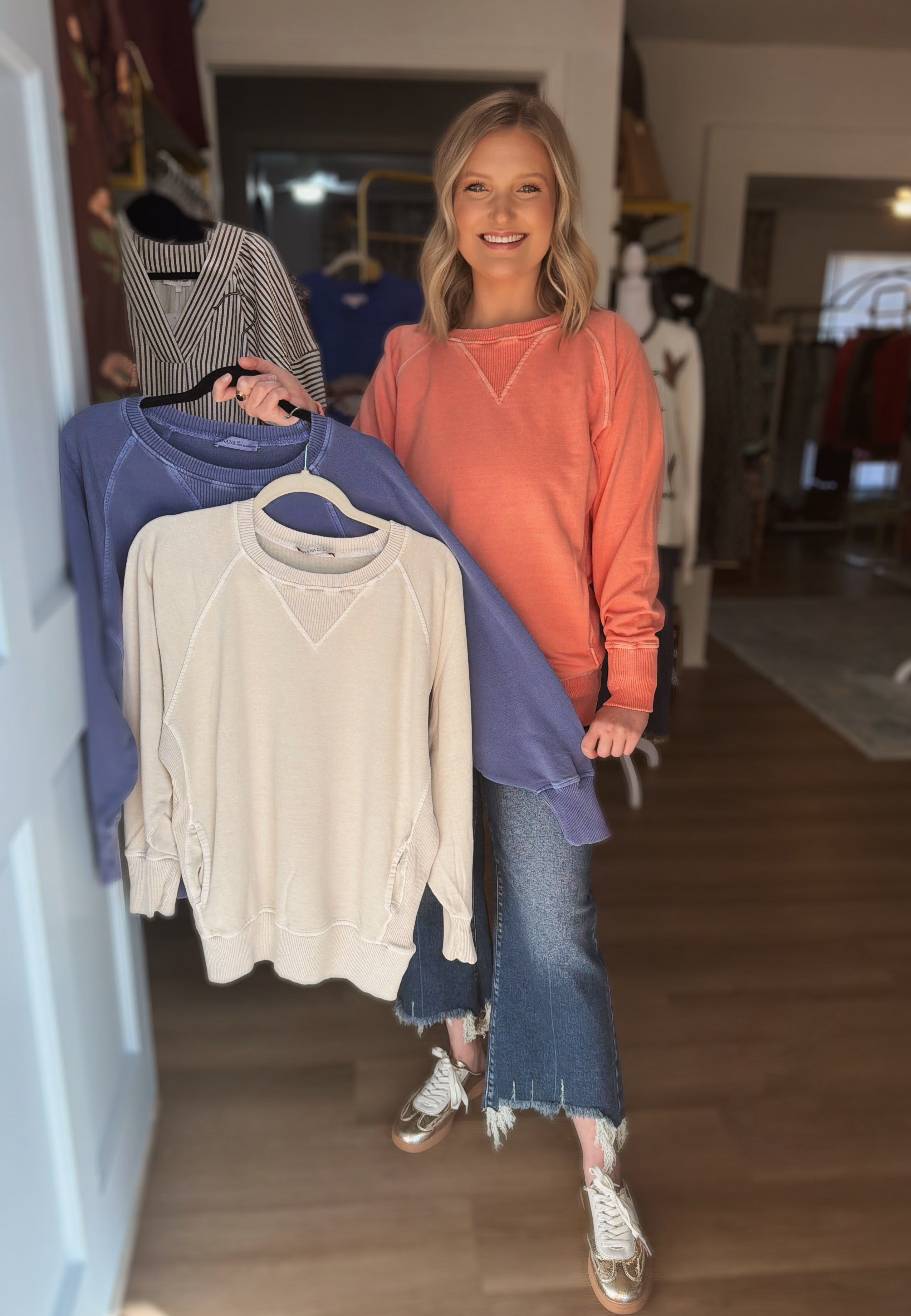 French Terry Pocket Pullover