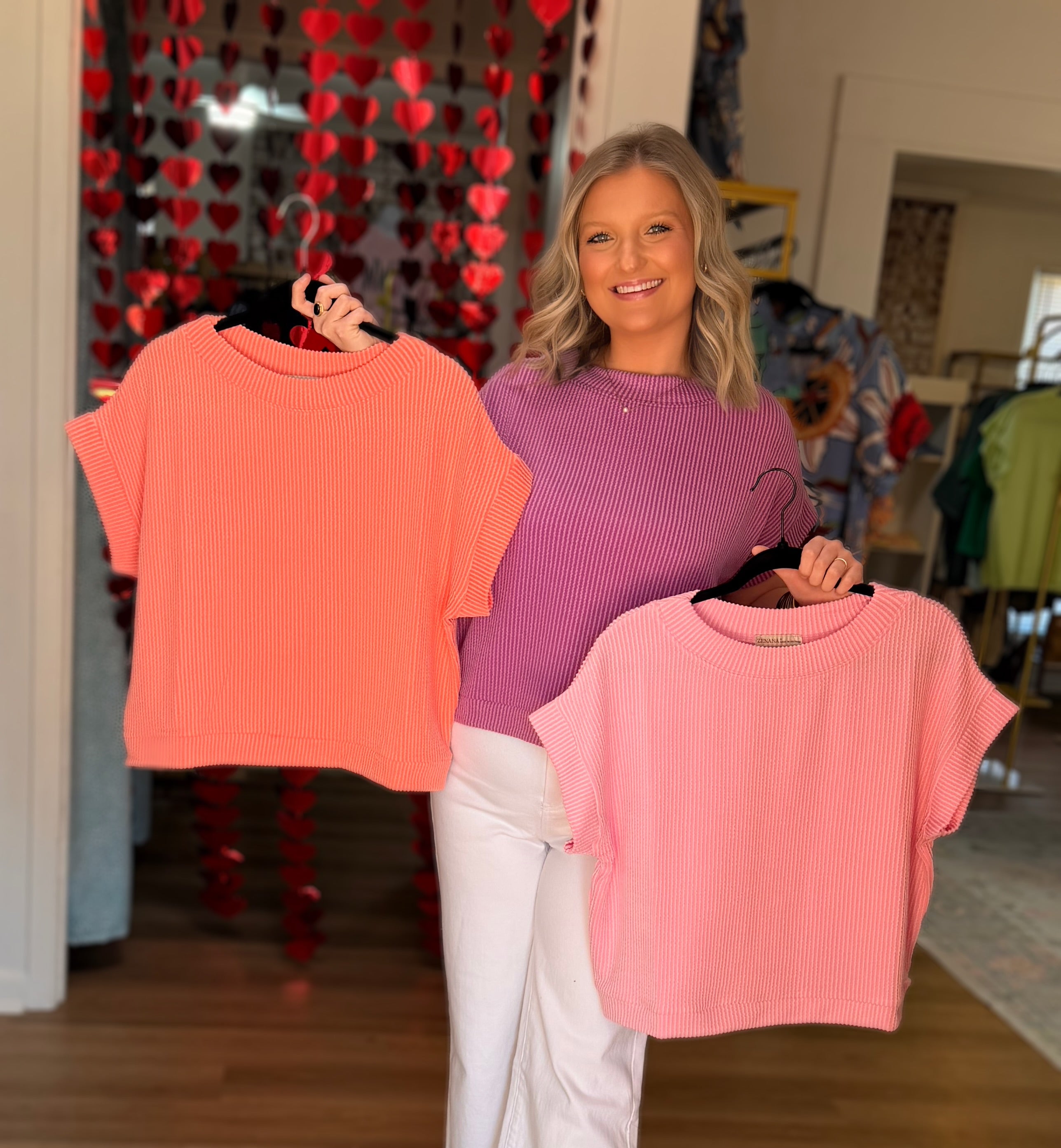 Raised Ribbed Top