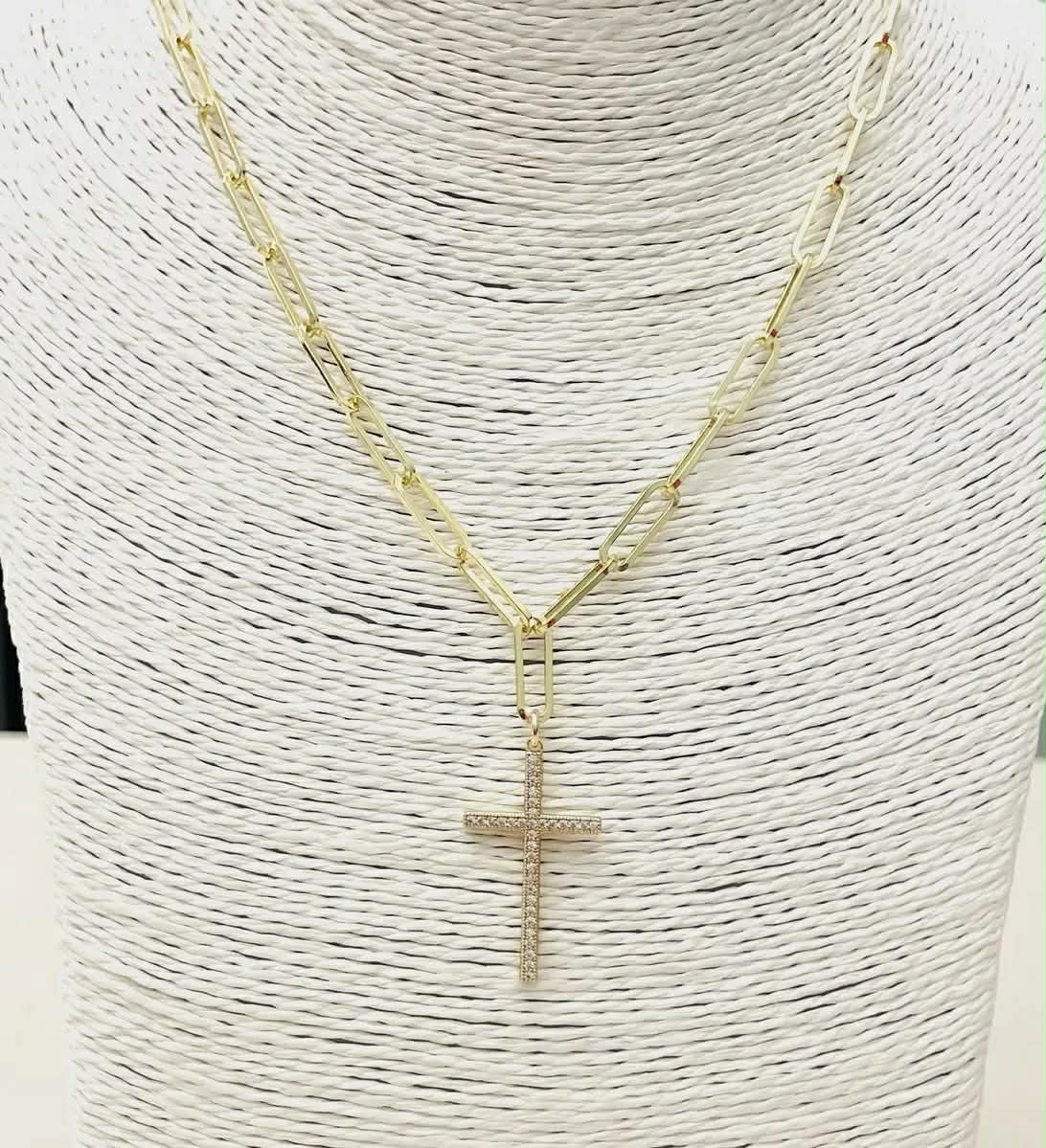 Gold Cross Necklace