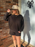 Black Shorts Set