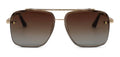 Dallas Aviator Sunglasses - Brown