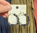 Marble Bead Hoops