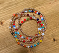 Multi Glass Bead Bracelet Set