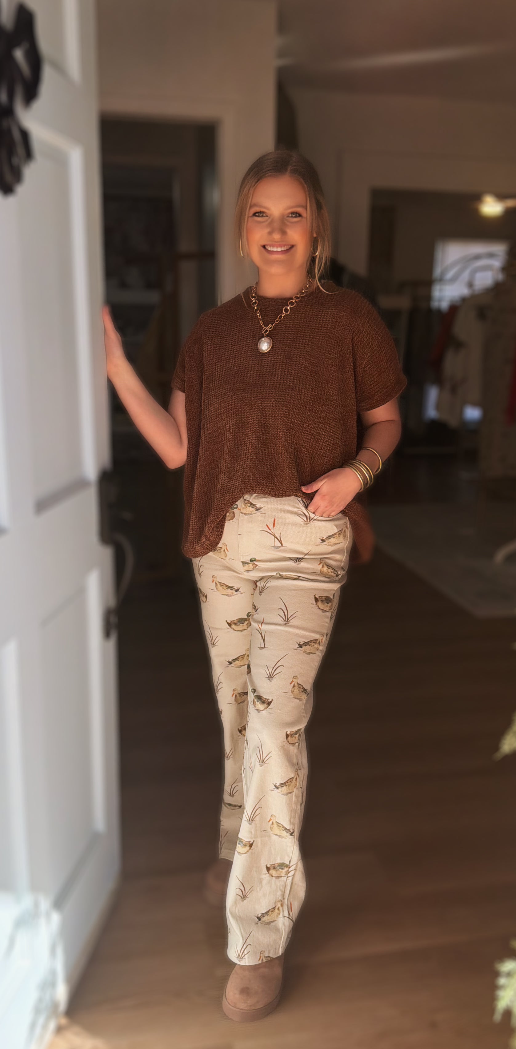 Mallard Print Pants