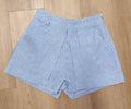 Navy Striped Skort