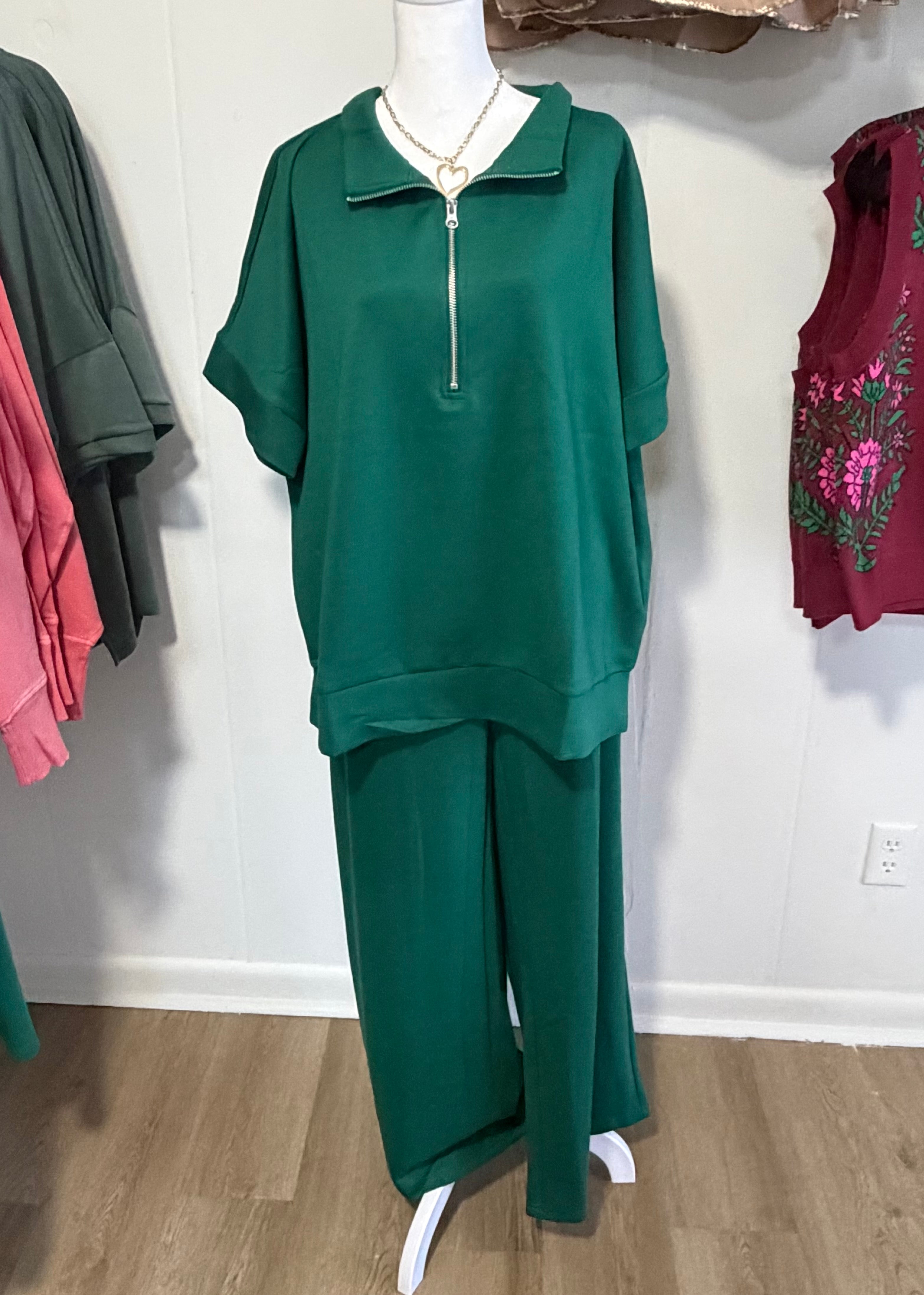 Hunter Green Scuba Set - PLUS