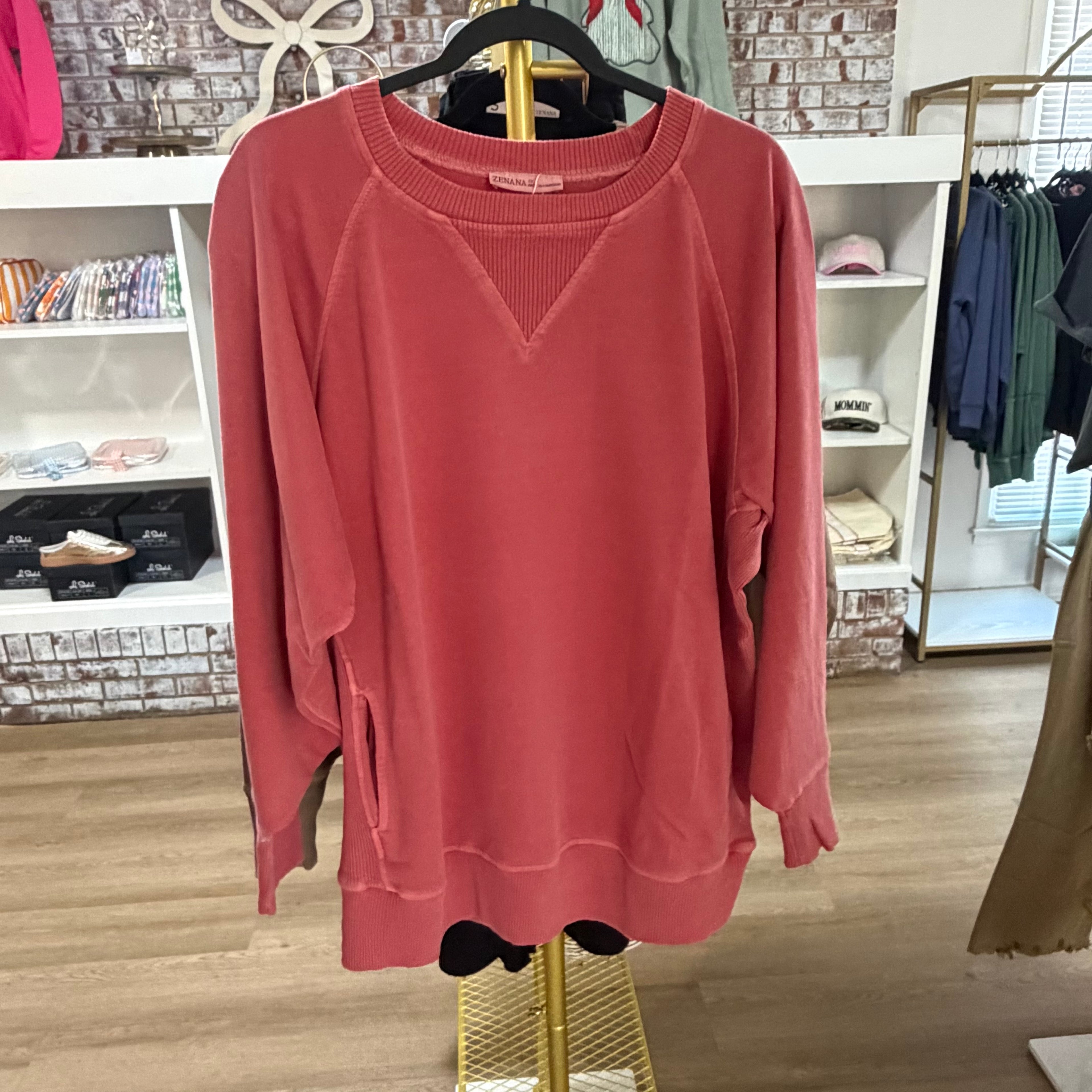 Ruby French Terry Pullover - PLUS