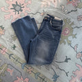 Zenana Raw Hemmed Dark Denim Jeans