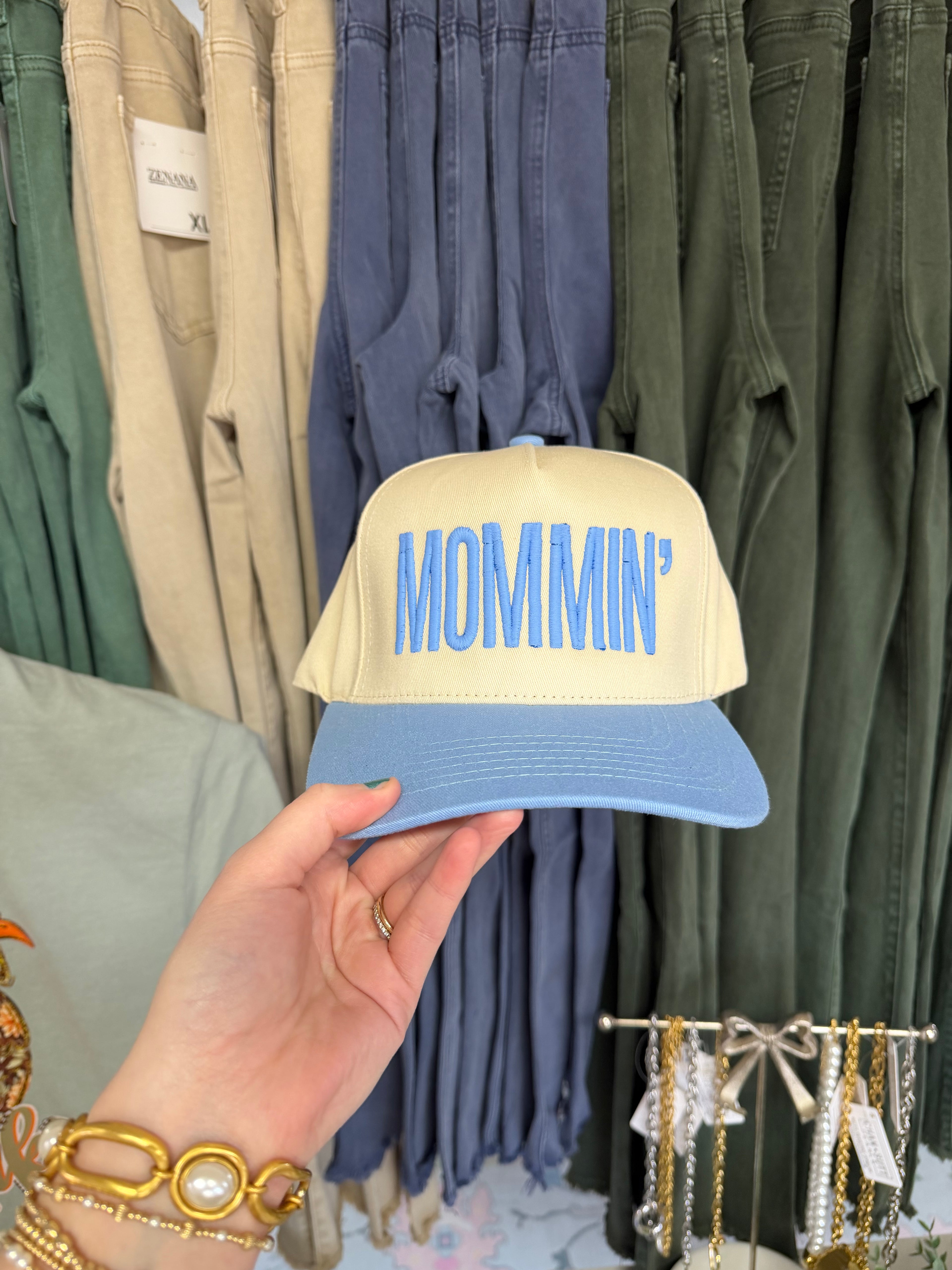 Blue MOMMIN' Hat