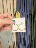 25MM Tube Gold Hoops