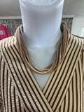 Beige Rope Necklace