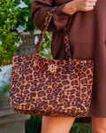 Sophie Spotted Saddle Studded Tote