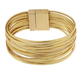 14 Layered Gold Cord Bracelet