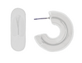 30mm Silver Chunky Hoops