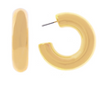 40mm Gold Chunky Hoops