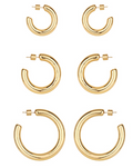 Gold Hoop Set