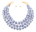 Blue Willow Statement Necklace